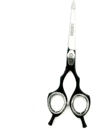 Professional Hair Scissors Elite Cuts 6.0 Inch Japanese J2 Black-Stainless Steel - Buy Online on GoSupps.com