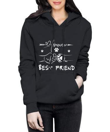 Spajoy Dog Hoodie for Small Dogs - Matching Owner & Pet Shirts, Black (Sold Separately) - Perfect for Pet Parents - Buy Online on GoSupps.com