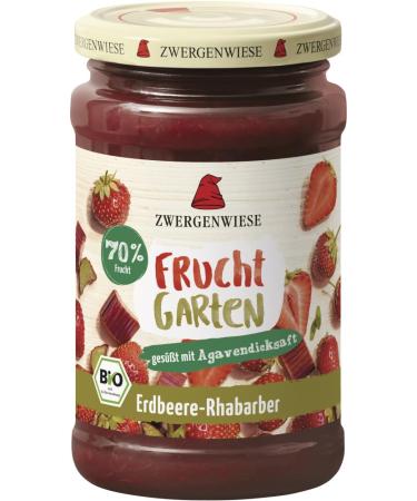 Zwergenwiese Zwergenwiese Organic Fruits Garden strawberry rhubarb (6 x 225g)