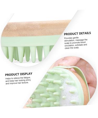 Magiclulu 2-in-1 Shampoo & Scalp Massage Brush - Silicone Bath Brush for Scalp Care & Body Peeling - International Shipping Available - Buy Online on GoSupps.com