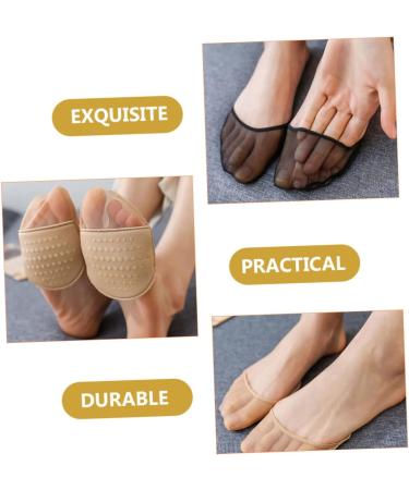 minkissy 16 Pairs Half Socks Toe Socks Topper Liner Socks Breathable Forefoot Pads Compact Metatarsal Pads Non-Slip Metatarsal Pads Foot Cushion Miss Mules Ordinary Lace Net - Buy Online on GoSupps.com