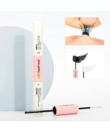 Buy Lash Cluster Glue & Tweezers Kit - Fast-Drying Waterproof Eyelash Extensions DIY Eyelash Curlers 3.5ml | International Shipping Available - Buy Online on GoSupps.com