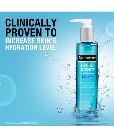 Neutrogena Hydro Boost Water Gel Cleanser - 145 ml | Hydrating & Refreshing | Buy Internationally - Buy Online on GoSupps.com