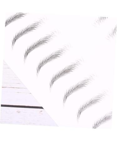 Baluue 6 Sheets Eyebrow Sticker Realistic Eyebrow Transfer Makeup Decals Eyebrow Stickers Stick on Eyebrows - Buy Online on GoSupps.com
