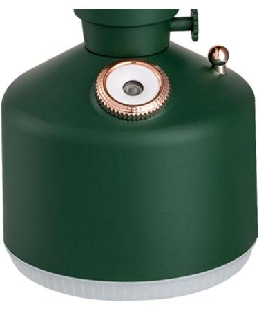 Buy Retro Kerosene Lamp Design Desk Aroma Diffuser - 280ml Essential Oil & Cool Mist Humidifier for Bedroom Office & Living Room - Green - Buy Online on GoSupps.com