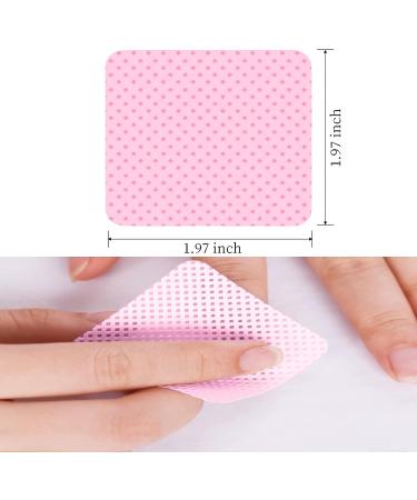 500Pcs Nail Wipes Cotton Pad Lint Free - Pink Acrylic Nail Cotton Pads - Buy Online on GoSupps.com