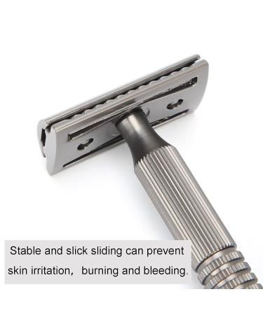 Buy Professional Men's Alloy Retro Razor | Classic Portable Ergonomic Safety Razor - Washable & Blade-Free - Buy Online on GoSupps.com