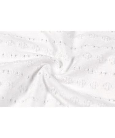 Bonny Billy Girls Knitted Cotton Cardigan Shrug - 4-5 Years, Pure White - Buy Online on GoSupps.com