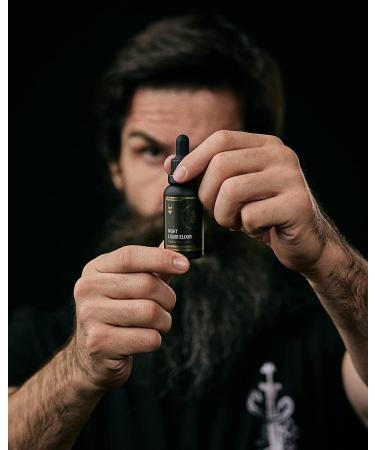 Viking Storm Beard Oil - 30ml Night Liquid Elixir for Healthier Growth | The Beard Struggle Silver Collection - Softens & Moisturizes, Vegan-Friendly - Buy Online on GoSupps.com