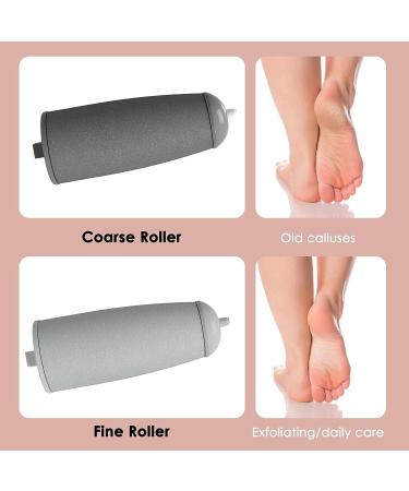 Electric Foot File Electric Foot Callus Remover USB Rechargeable Waterproof Hard Skin Remover Foot with 2 Rollers 2 Speed LED Light Professional Pedicure Tool for feet Cracked Heels Pink - Buy Online on GoSupps.com