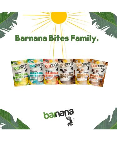 Barnana Organic Chewy Banana Bites - Coconut Flavor (12 Bags, 1.4 oz each) | Non-GMO, Upcycled Snack - Buy Online on GoSupps.com