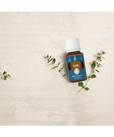 Young Living Thyme Essential Oil 15ml - Aromatic Diffuser | Bold Herbal Aroma for Relaxation & Wellness | Purifying & Cleansing Benefits - Buy Online on GoSupps.com