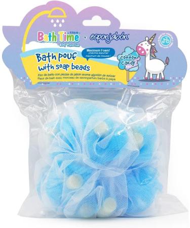 Buy T.Taio Esponjabon Loofah Body Wash Ball - Cotton Candy Scented Bath Puff for Kids | Shop Internationally - Buy Online on GoSupps.com