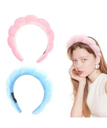 BIRBU Spa Headband for Women - Green Makeup & Face Washing Soft Towel Hair Band - Buy Online on GoSupps.com