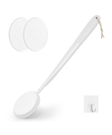 Calvation aid for back 48cm anti-slip back cream with long stem lotion applicator back for even older men and women applicator for moisture creams for the back snow color