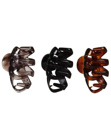 Scunci Octopus Jaw Clips - Assorted Colors 3 Pieces per Pack - 1 Pack - Buy Online on GoSupps.com