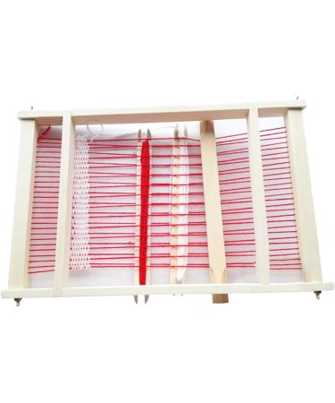Mikimiqi Wooden Multi-Craft Weaving Loom - Large Frame for Kids' Handcrafting - 9.85x15.75x1.3 Inches - Buy Online on GoSupps.com