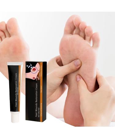 Foot Cream Soothing Natural Moisturizing 30g | Repairing Lotion for Heels and Cracked Feet for Daily and Nighttime Moisturizing Care of Sensitive Cracked Heels for Adults and Athletes - Buy Online on GoSupps.com