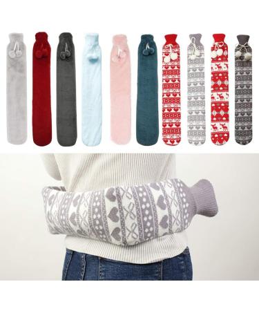 Large Capacity Plush Heat Bottle - Warm Handbag Shoulder & Neck Compress - Ideal for Comfort & Relief (Color: B) - Buy Online on GoSupps.com