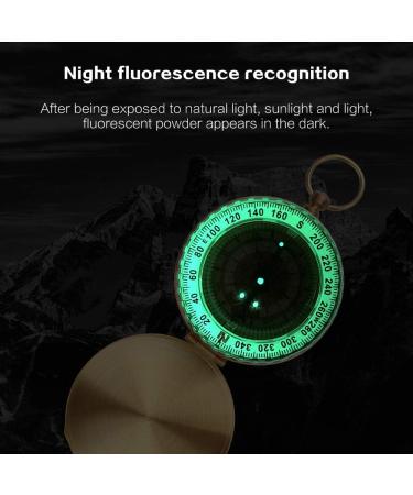 Buy Mitening Portable Brass Compass | Waterproof Classic Pocket Compass for Outdoor Adventures - Buy Online on GoSupps.com