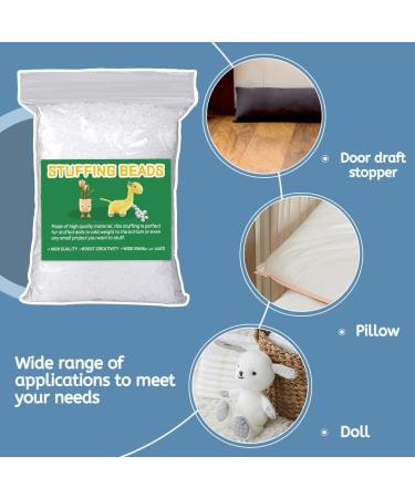 1200g Stuffing Beads - Bean Bag Filler & Craft Plastic Beads for Stuffed Animals, Dolls, Pillows - DIY Crafts - Buy Online on GoSupps.com