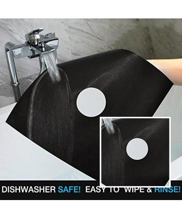 Stove Burner Cover Double-Thick Reusable Non-Stick Heat- Stove Protector Cuttable Stove Burner For Kitchen Sugar Soap for Cleaning (BLACK One Size) Black One Size - Buy Online on GoSupps.com