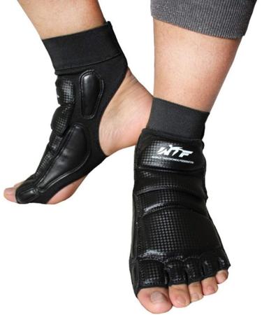 WIRUN Taekwondo Kickboxing Foot Protector Gear Karate Boxing Feet Guard Martial Arts Training Fight Punch Bag Sparring MMA WTF UFC Thi for Men Women Kids Beginner X-Small Black - Buy Online on GoSupps.com