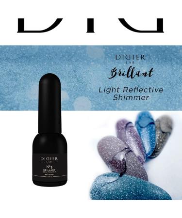 Didier Lab - Premium UV Gel Nail Polish - Brillant No. 05 - Gel Nail Varnish - Nail Art - Long-Lasting High Gloss Wear - Gel Nail Polish - Gel Nails - Glitter Gel Nail Polish - Rich Pigment - Buy Online on GoSupps.com