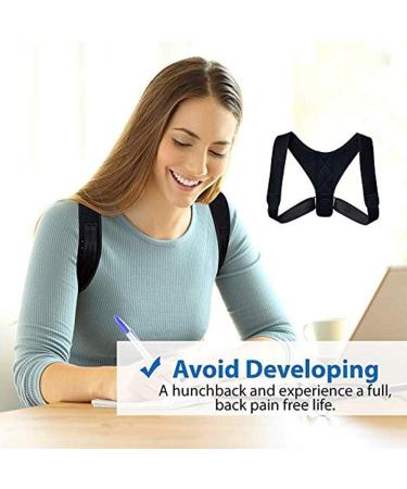 Posture Corrector for Men & Women - YoYang Adjustable Back Support Brace for Perfect Posture & Kyphosis Prevention - Buy Online on GoSupps.com