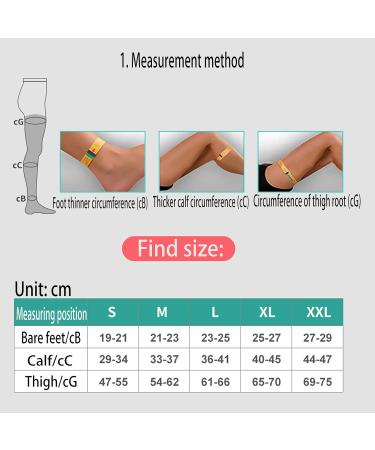 Medical Grade Compression Stockings 20-30 mmHg | Unisex Open Toe Knee-High | Firm Support for Varicose Veins | Flesh & Black XL - Buy Online on GoSupps.com