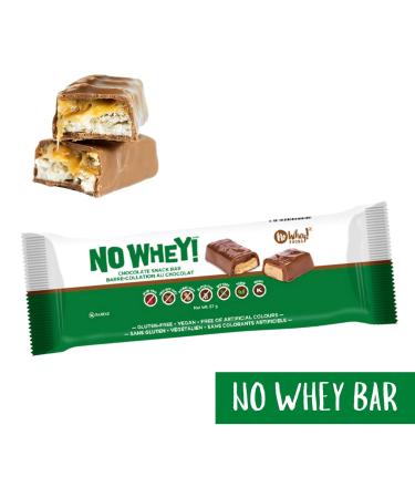 Vegan Gluten Free Nut Free Chocolate Candy Nougat and Caramel Bars (4 Pack) | Allergy Friendly Snacks by No Whey Foods - Buy Online on GoSupps.com