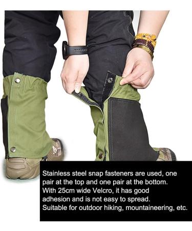 HUSHUI Low Gaiters - Waterproof Adjustable Ankle Gaiters for Hiking Climbing & Walking | Durable Overshoes for Men & Women - Buy Online on GoSupps.com