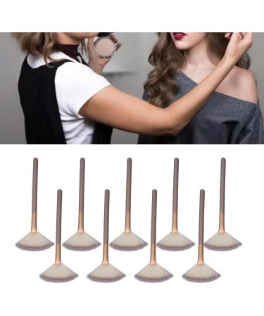 Soft Face Applicator Brushes Facial Fan Mask Brushes 3 Colors Champagne Color for Home for Family - Buy Online on GoSupps.com