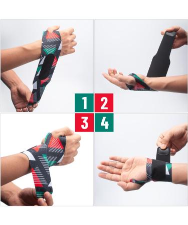 Ultra-Thin Wrist Brace for Men & Women - Ideal for Gymnastics Yoga Push-Ups & Aerobics | Strong Bonding Wrist Support - Buy Online on GoSupps.com