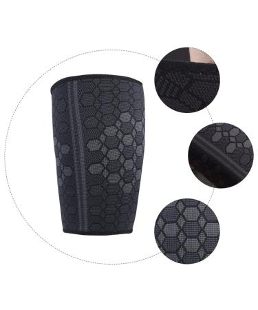 SUPVOX Thigh Protector Support for Basketball - Nylon 22.3x18cm Black - International Shipping Available - Buy Online on GoSupps.com