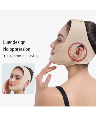 DZQUY Facial Slimming Strap Double Chin Reducer Pain Free Face Lifting Board Reusable for Women Eliminates Sking Skin Lifting Family Anti AgingXL - Buy Online on GoSupps.com