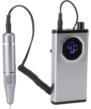 Electric Nail File 40000RPM Electric Nail Drill Forward and Reverse Rotation for Nail Technicians (Gray) - Buy Online on GoSupps.com