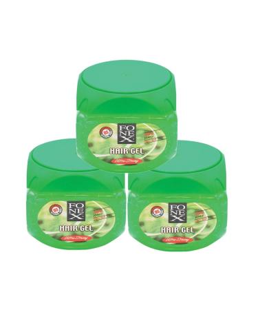 Fonex Ultra Strong 3x220ml Hair Gel |Ultra strong hair gel |Strong hold |No gluing and without residues |Alcohol free |220ml (3 pieces) 220 ml (3 pack)