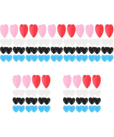 Doitool 75 Couples Love slipproof ear hook holder for sunglasses lamer holder sunglasses ear handles glasses bruises glasses stoppers clip tips connect pebbles skulls