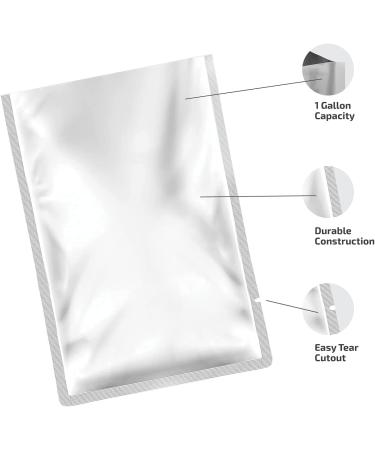 Buy Mylar Bags (5 MIL 38.1 x 33.9 cm) with 300 CC Oxygen Absorbers for Long-Term Food Storage - Bulk Options Available - Buy Online on GoSupps.com