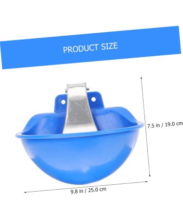 Angoily Stainless Steel Water Fountain Goat Waterer Goat Feeder Cattle Drinking Bowl Chicken Water Feeder Sheep Drinking Bowl Farm Drinker Cow Watering System Poultry Water Cups The Cow - Buy Online on GoSupps.com