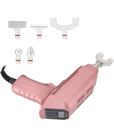 Electrical Chiropractic Massage Device - 30 Strength Levels 6 Rose Gold Massage Heads Chiropractor-Recommended Adjustment Tool - Buy Online on GoSupps.com