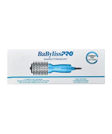 BabylissPRO Nano Titanium 2-Inch Hot Air Dryer Brush for Professional Styling and Drying - Compact Size - Buy Online on GoSupps.com