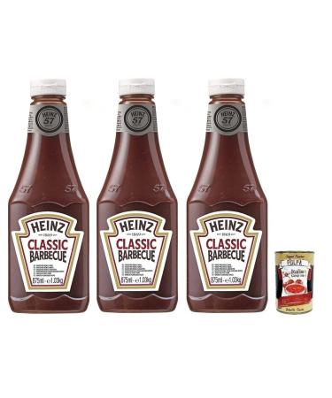 Italian Gourmet E.R. Heinz Salsa Smoked Flavour Barbecue Sauces 870 ml + Gourmet Polpa di Pomodoro Italian Box 400 g