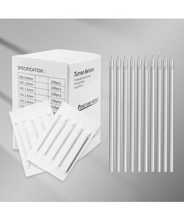 YILONG 14G Body Piercing Needles - 100 Pcs for Nose Ear Belly Button Nipple Tongue Lip & Eyebrow Piercing - International Shipping Available - Buy Online on GoSupps.com