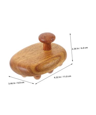 BCOATH 2-Piece Wooden Massage Brush & Comb Set | Handheld Wide Comb & Body Massager | Natural Wood Hair Care Tools - Buy Online on GoSupps.com