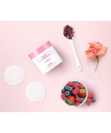 Petitfee Hibiscus Brightening Peel Pads - 70 Count, 5.41 fl. oz (160 ml) for Radiant Skin - Buy Online on GoSupps.com
