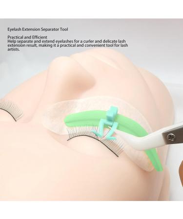 Eyelash Separator Tool - Silicone Eyelash Extension Separator for Precise Application | Beauty Salon Essential (Green - Buy Online on GoSupps.com