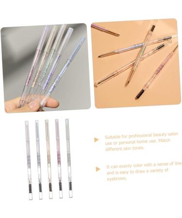 FOMIYES 5pcs Pens Eyebrow Pencils Makeup Anti-perspiration Brush Eye S Pencil Thin Tools Double-head Brown - Buy Online on GoSupps.com