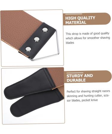 FRCOLOR 6 STK Razor Sharpener & Cloth Knife for Hair Removal - Double-Sided Leather Bar Stainless Steel 46.5x6cm - Multi-Color Set (3 Pcs) - Buy Online on GoSupps.com
